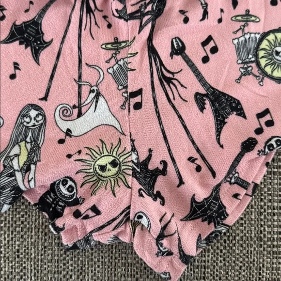 Disney Pink Nightmare Before Christmas Pajama Shorts - Picture 3 of 5